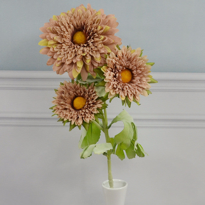 Bulk 26 inches Tall Artificial Daisy Gerbera Spray Faux Silk Flowers Wholesale