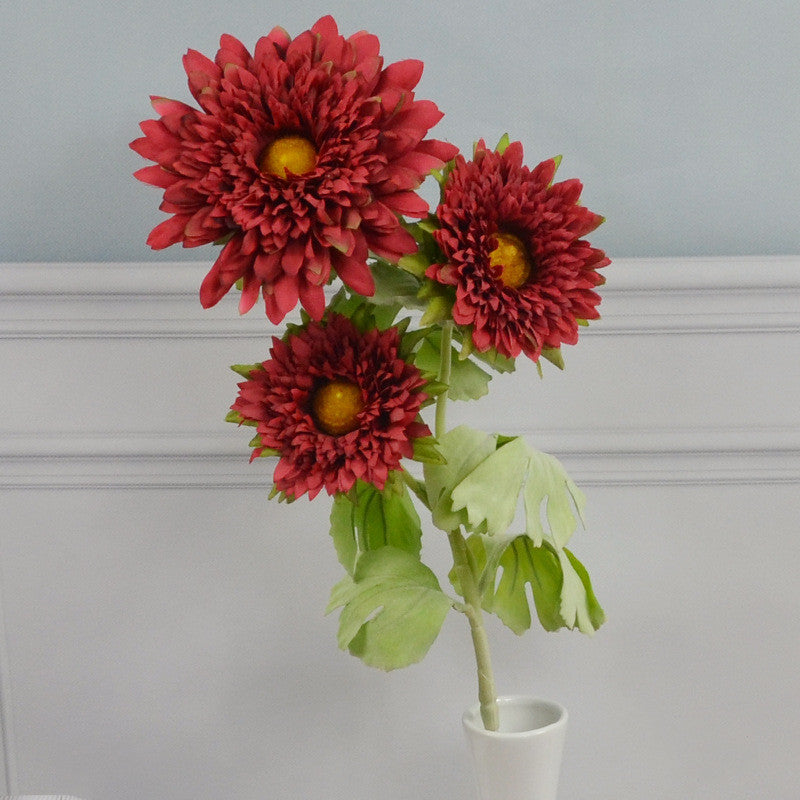 Bulk 26 inches Tall Artificial Daisy Gerbera Spray Faux Silk Flowers Wholesale