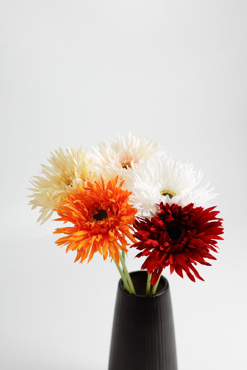 AM Basics Gerber Daisy Artificial Arrangement 17 Inch