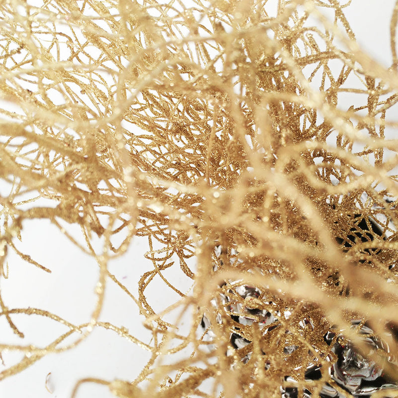 Bulk 17" Artificial Glitter Christmas Bush Stem Picks Ornaments Decorative Wholesale