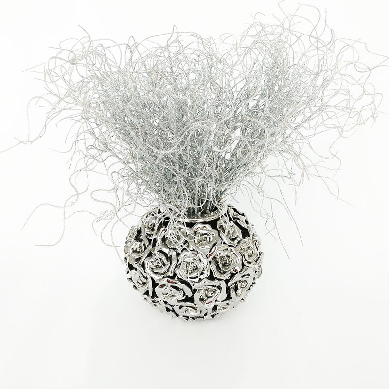 Bulk 17" Artificial Glitter Christmas Bush Stem Picks Ornaments Decorative Wholesale