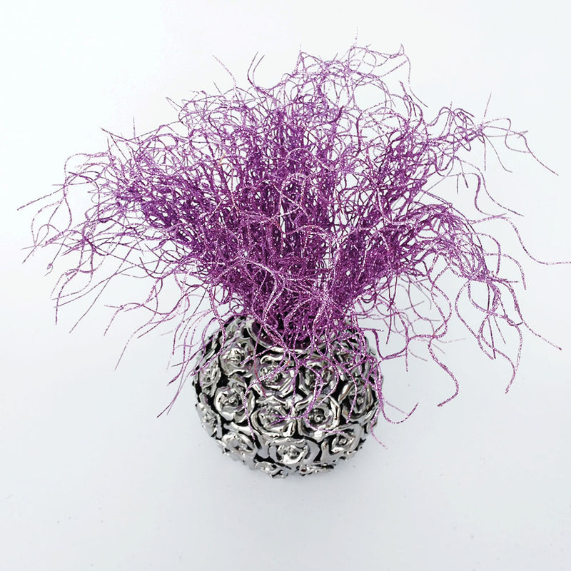 Bulk 17" Artificial Glitter Christmas Bush Stem Picks Ornaments Decorative Wholesale