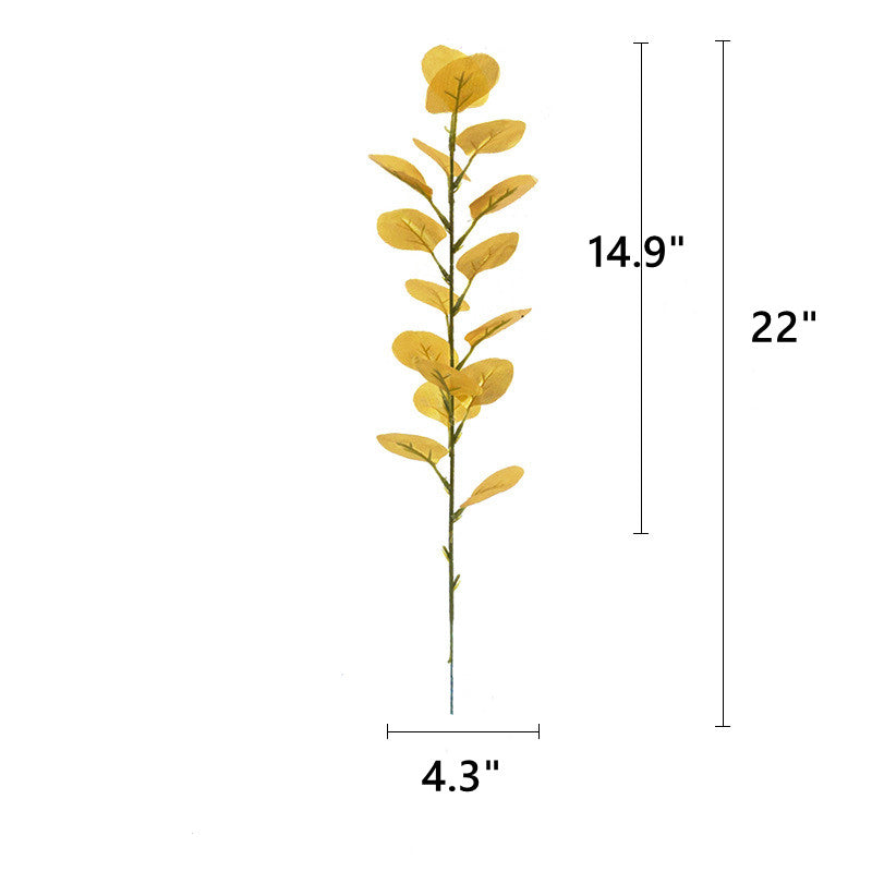 Bulk Artificial Realistic Golden Plants Leaf Tropical Palm Leaf Decorations for Balloon Garland Decor Wedding Birthday Tropical Jungle PartyWholesale