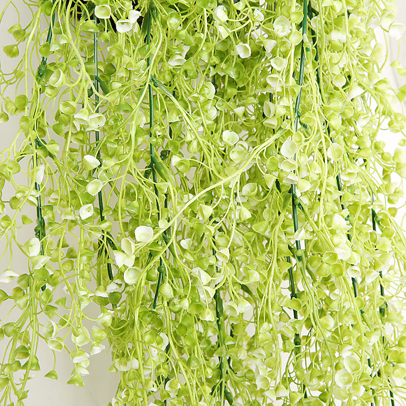 Sauce de bola de oro artificial que cuelga la decoración casera de la vid de la flor del Faux 