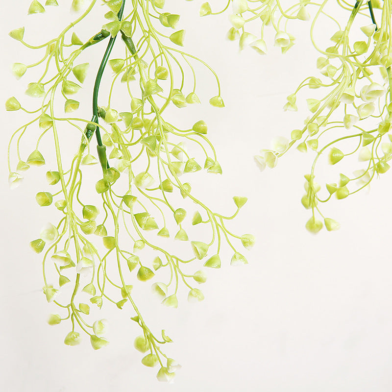 Sauce de bola de oro artificial que cuelga la decoración casera de la vid de la flor del Faux 