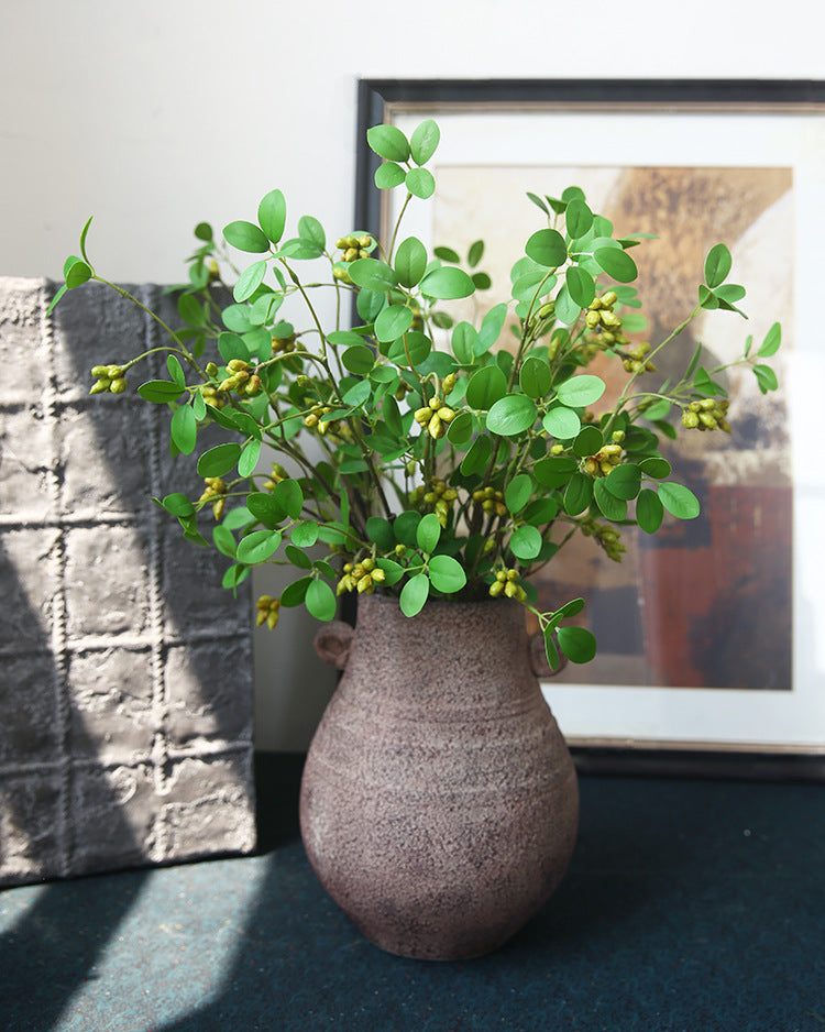 Bulk Artificial Greenery Plants With Fruits Stem Branches Wholesale