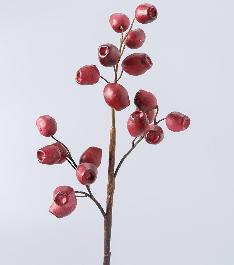 Bulk Artificial Gum Nut Pods Olea Europaea Fruit Eucalyptus Fruit 22 Inch Wholesale