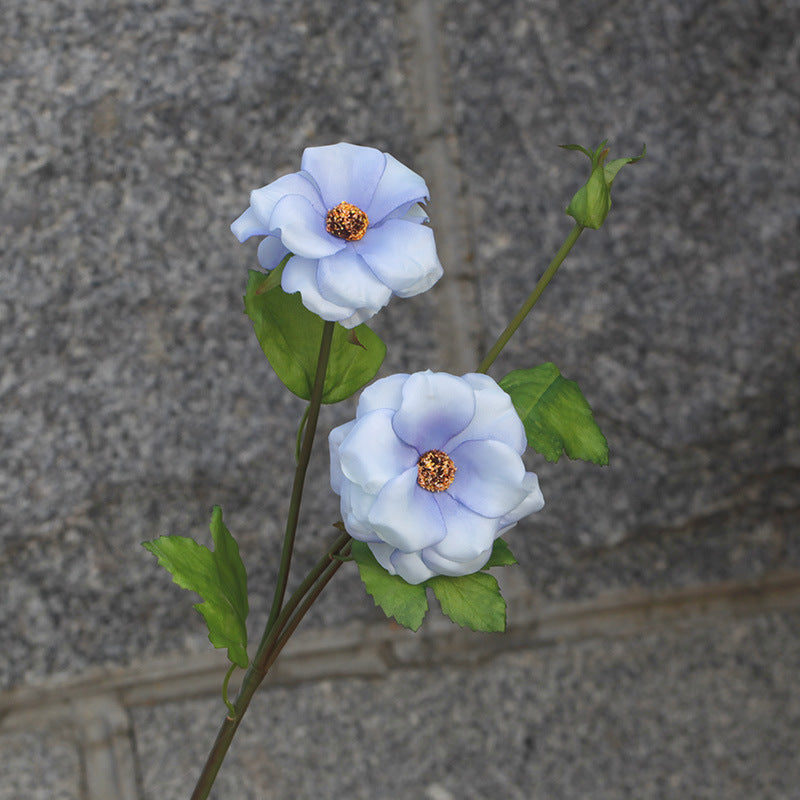 Fleurs d'hibiscus artificielles en vrac de 25 pouces Tiges de fleurs artificielles en soie en gros 