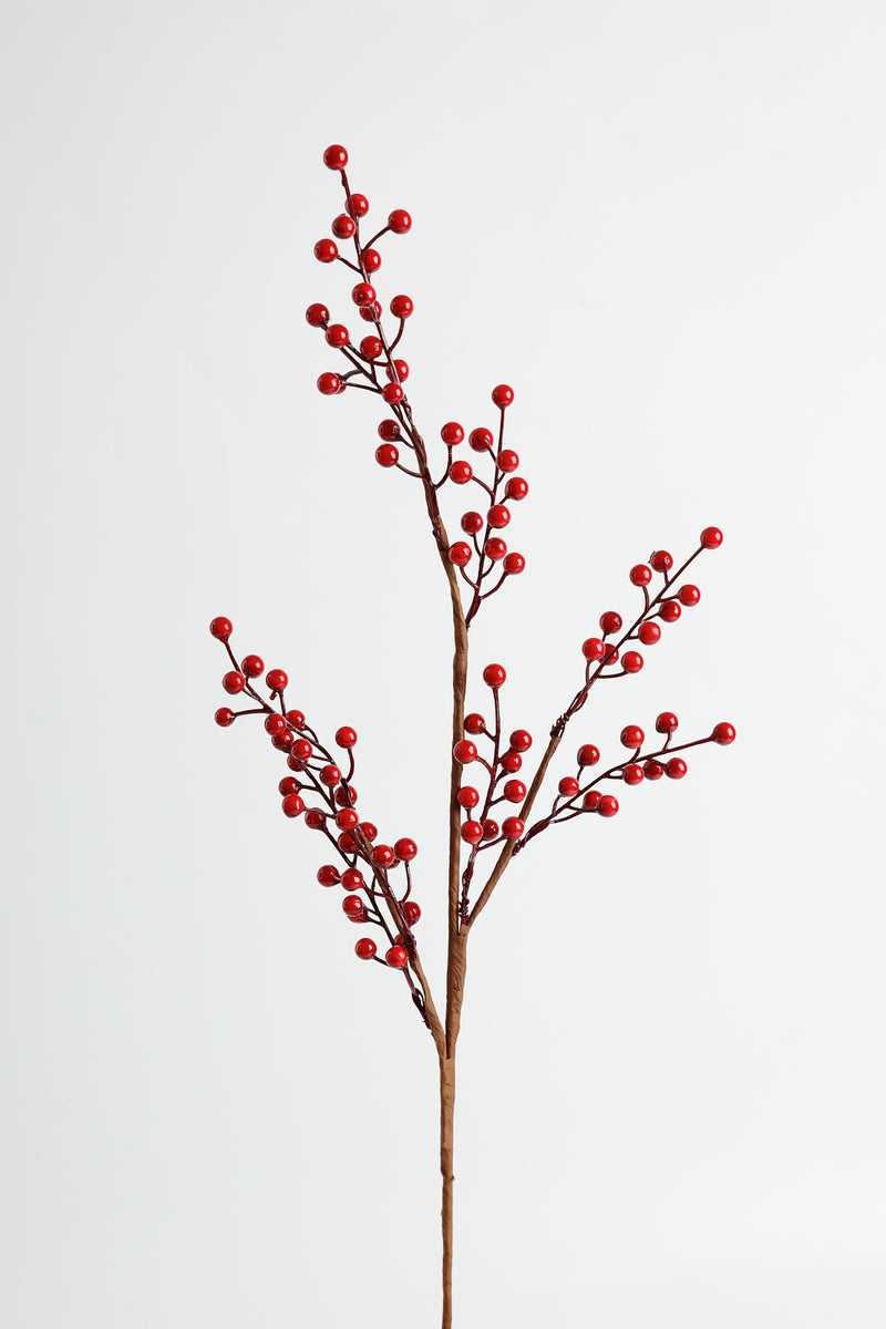 AM Basics Artificial Holly Nine Twigs 23 Inch