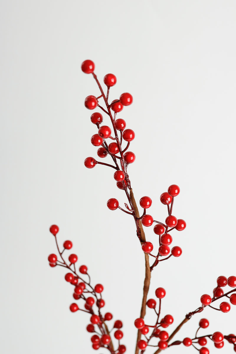 AM Basics Artificial Holly Nine Twigs 23 Inch