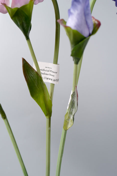 Bulk AM Basics Flor de seda artificial con tallo de iris de 29" al por mayor