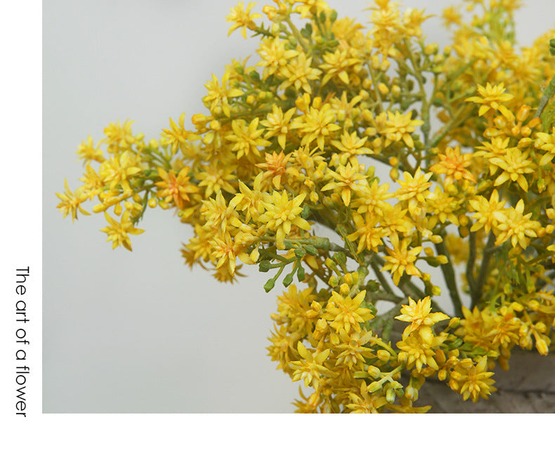 Bulk 14" Kukui Flower Bundle Bouquet Aleurites Moluccanus Flor artificial 