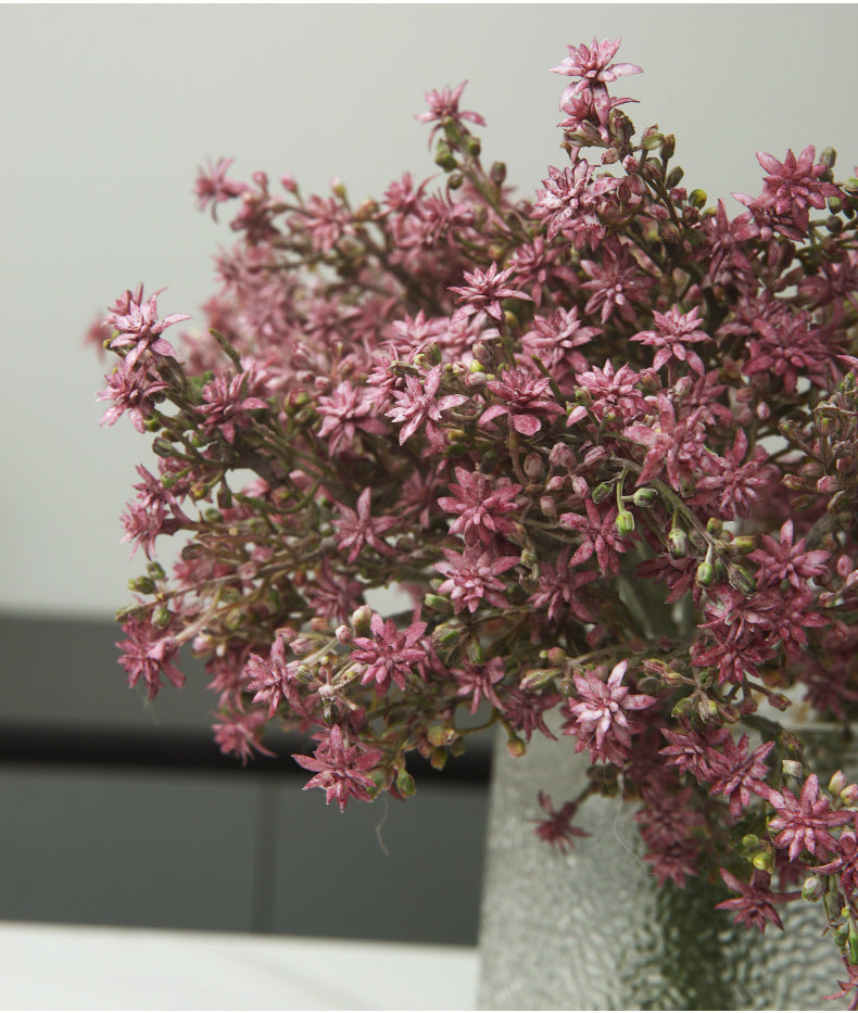 Bulk 14" Kukui Flower Bundle Bouquet Aleurites Moluccanus Flor artificial 