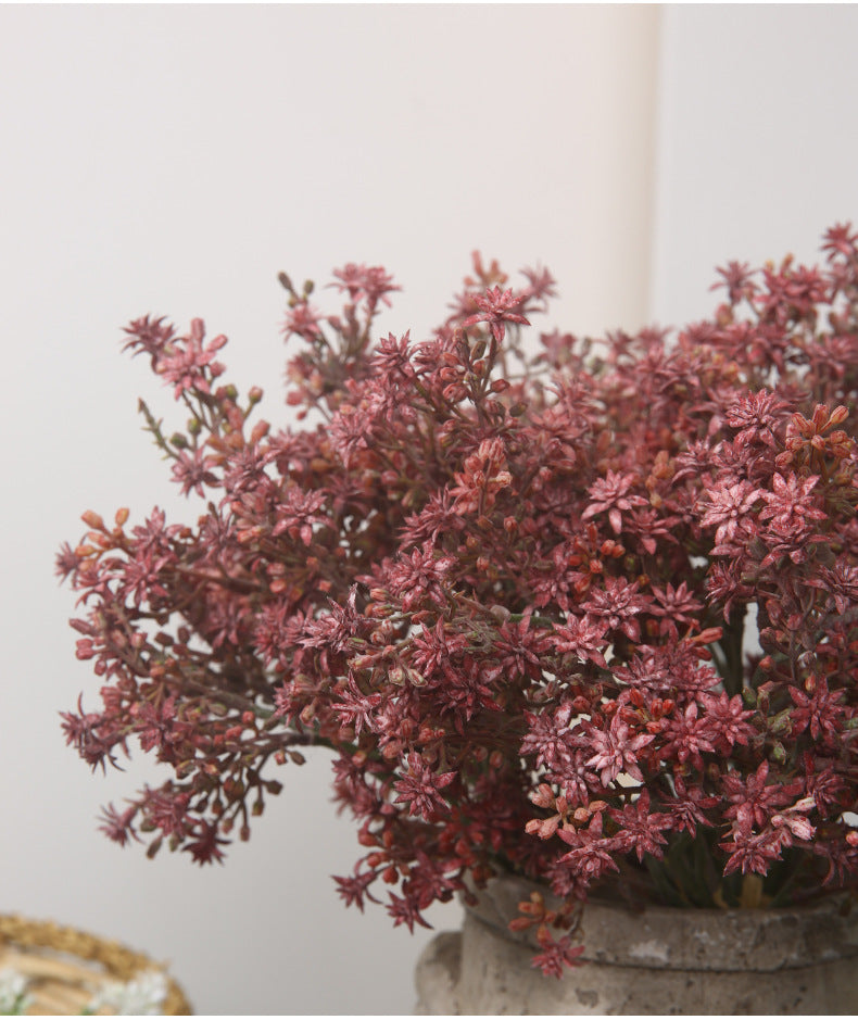 Bulk 14" Kukui Flower Bundle Bouquet Aleurites Moluccanus Flor artificial 