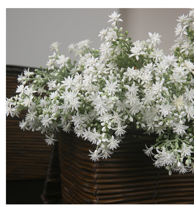 Bulk 14" Kukui Flower Bundle Bouquet Aleurites Moluccanus Flor artificial 