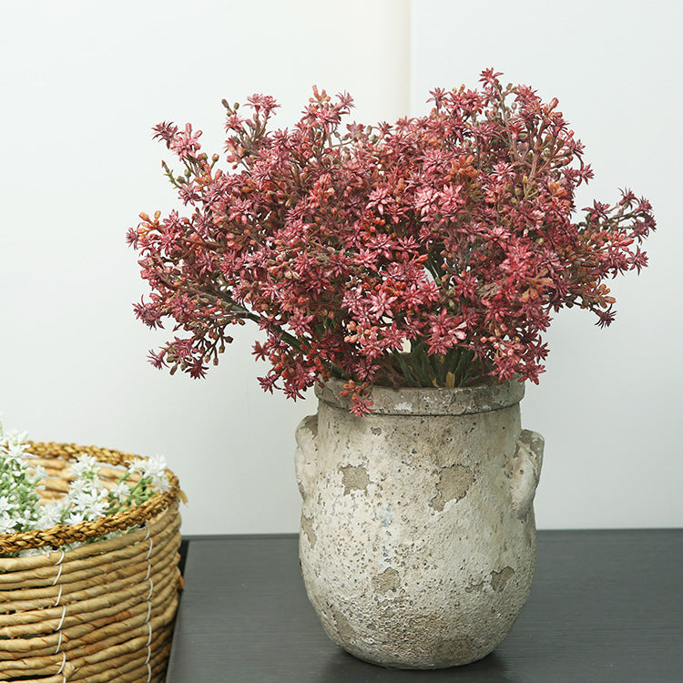 Bulk 14" Kukui Flower Bundle Bouquet Aleurites Moluccanus Flor artificial 