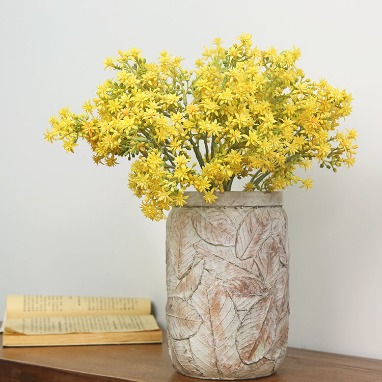 Bulk 14" Kukui Flower Bundle Bouquet Aleurites Moluccanus Flor artificial 