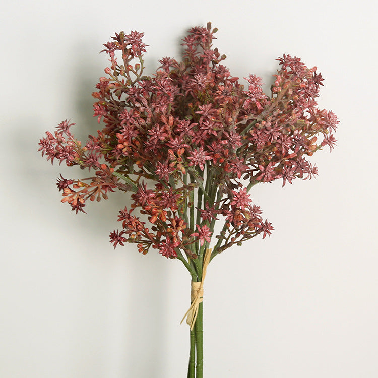 Bulk 14" Kukui Flower Bundle Bouquet Aleurites Moluccanus Flor artificial 