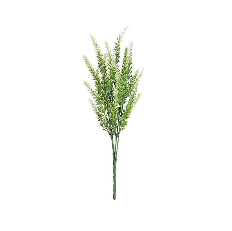 A granel, 8 Uds., flores de lavanda para exteriores, flores y plantas artificiales, arbustos de imitación resistentes a los rayos UV, decoración de vegetación, exterior, interior, venta al por mayor