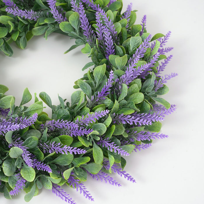 17" Artificial Lavender Wreath