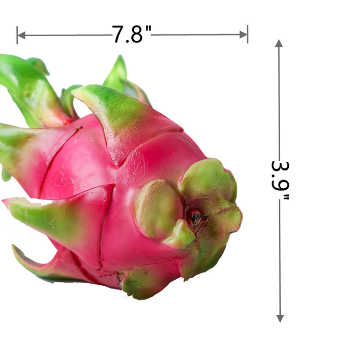 Decoración casera artificial realista de la fruta del dragón de Pitaya 