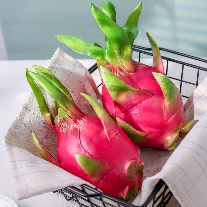 Bulk Artificial Lifelike Pitaya Dragon Fruit Home Decoration Wholesale