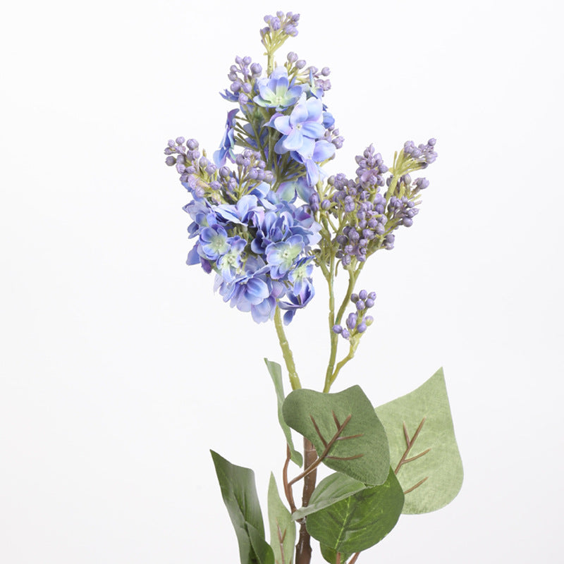 Tiges de lilas en vrac de 27 pouces avec feuilles Fleurs en soie Centres de table en gros 