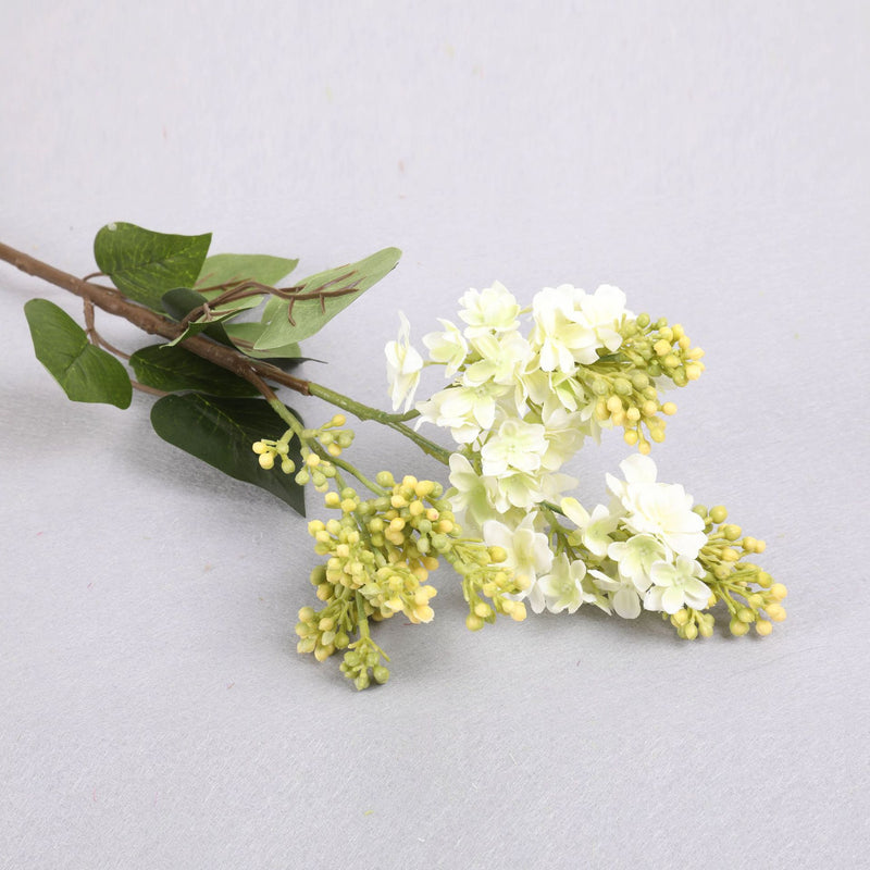 Tiges de lilas en vrac de 27 pouces avec feuilles Fleurs en soie Centres de table en gros 
