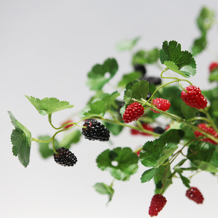 Bulk Exclusive Mulberry Stems Spray Artificial Fruits Plants Wholesale