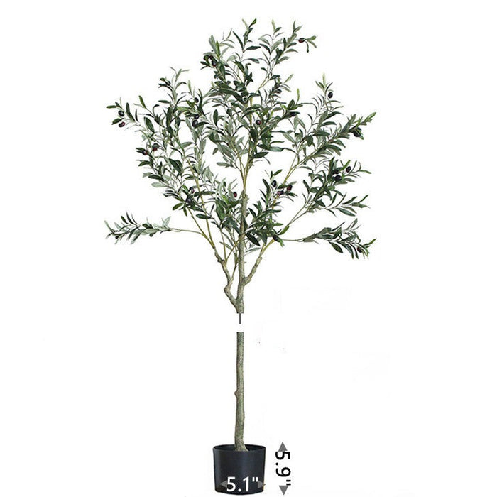Bulk Artificial Olive Tree Plants UV Resistant Olive Branch Plant Decor Wholesale