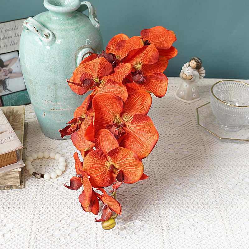 Orchidées Phalaenopsis en vrac de 37 pouces à longue tige, fleurs d'automne vintage pour centres de table, artisanat de mariage, vente en gros 