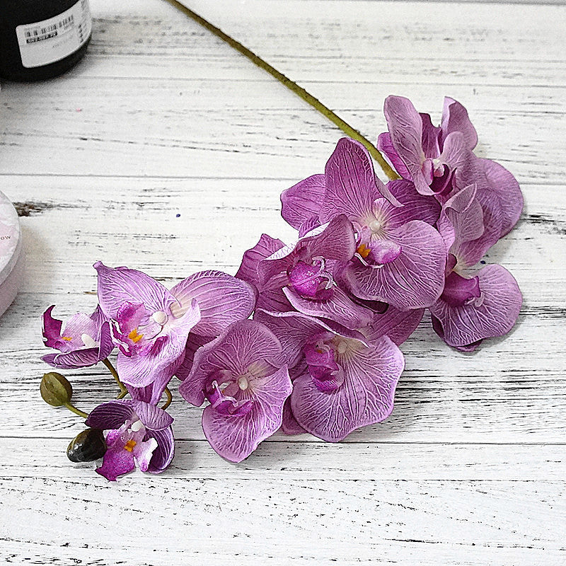 Orchidées Phalaenopsis en vrac de 37 pouces à longue tige, fleurs d'automne vintage pour centres de table, artisanat de mariage, vente en gros 