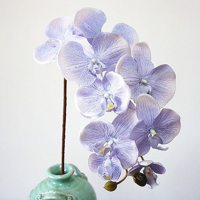 Flores de seda de tallo largo de orquídeas Phalaenopsis a granel de 37 "al por mayor 