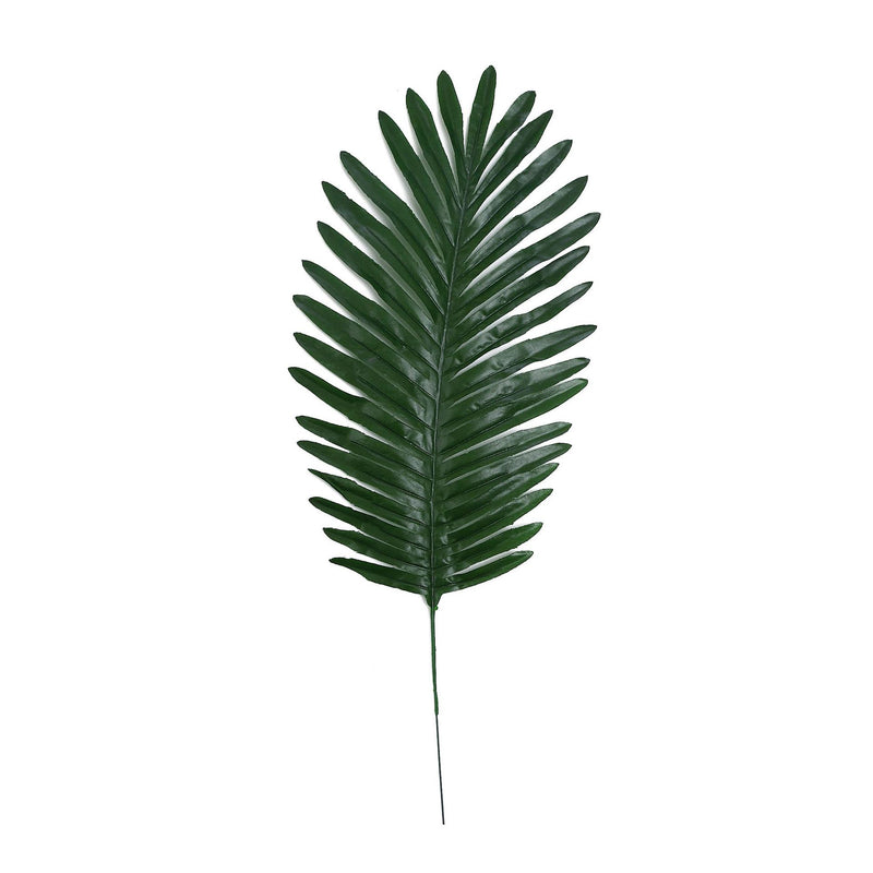 large palm leaf plant Bulk 18" Artificial Palm Leaves Plants Faux Palm Fronds Tropical Large — Artificialmerch