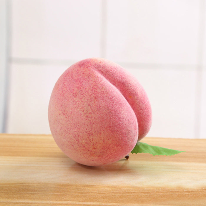 Bulk 4Pcs Artificial Peach Simulation Fruits Wholesale
