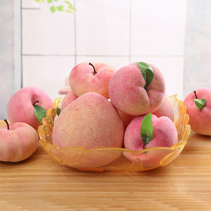 Bulk 4Pcs Artificial Peach Simulation Fruits Wholesale