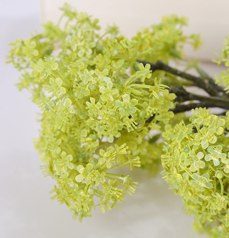 Bulk 25" Artificial Pear Blossom Meadowsweet Elderflower Spray Wholesale