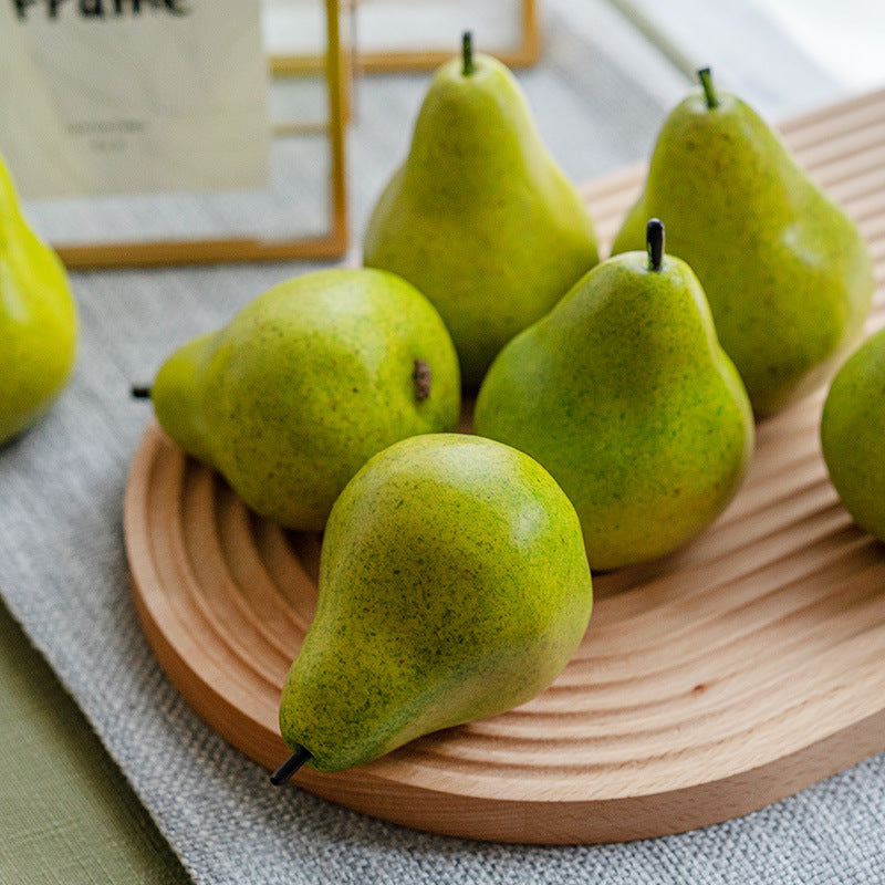 Bulk Artificial Realistic Fruit Simulation Pear Weighted Artificial Fruits Wholesale