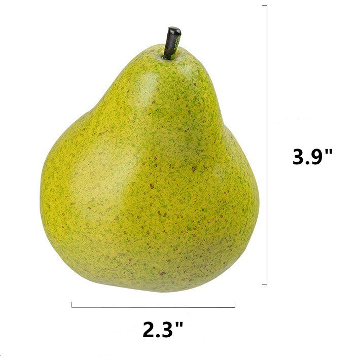 Bulk Artificial Realistic Fruit Simulation Pear Weighted Artificial Fruits Wholesale