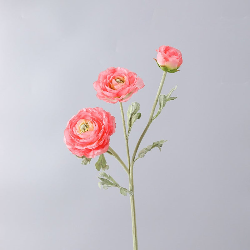 Venta al por mayor de ranúnculo persa artificial Ranunculus Stem 25 pulgadas 