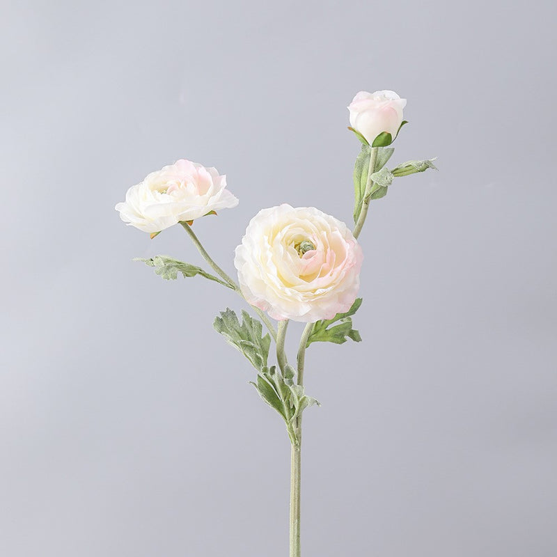 Venta al por mayor de ranúnculo persa artificial Ranunculus Stem 25 pulgadas 