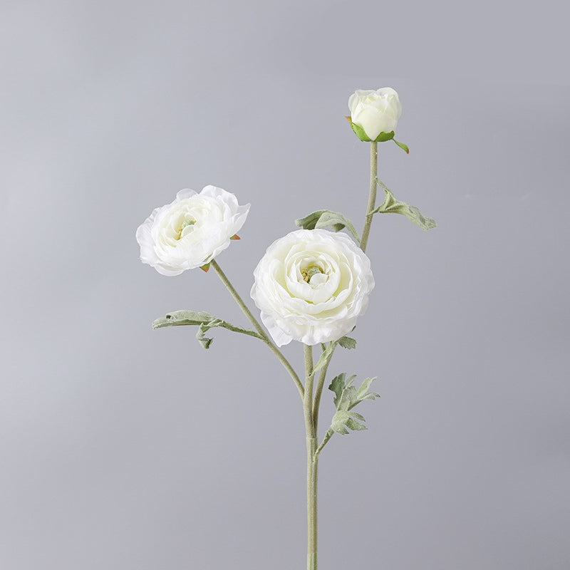 Venta al por mayor de ranúnculo persa artificial Ranunculus Stem 25 pulgadas 