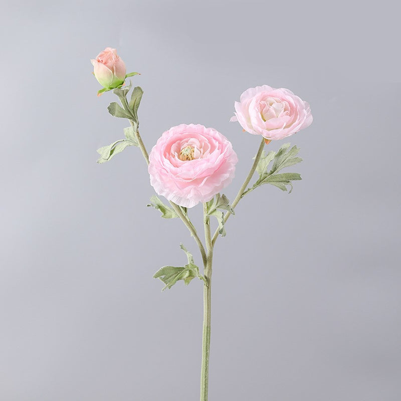 Venta al por mayor de ranúnculo persa artificial Ranunculus Stem 25 pulgadas 