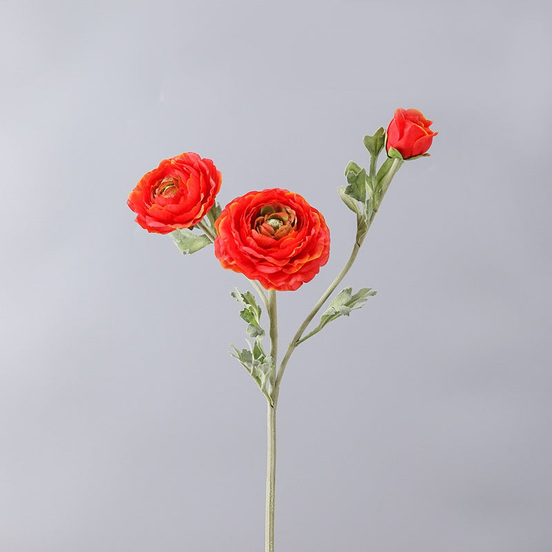 Venta al por mayor de ranúnculo persa artificial Ranunculus Stem 25 pulgadas 