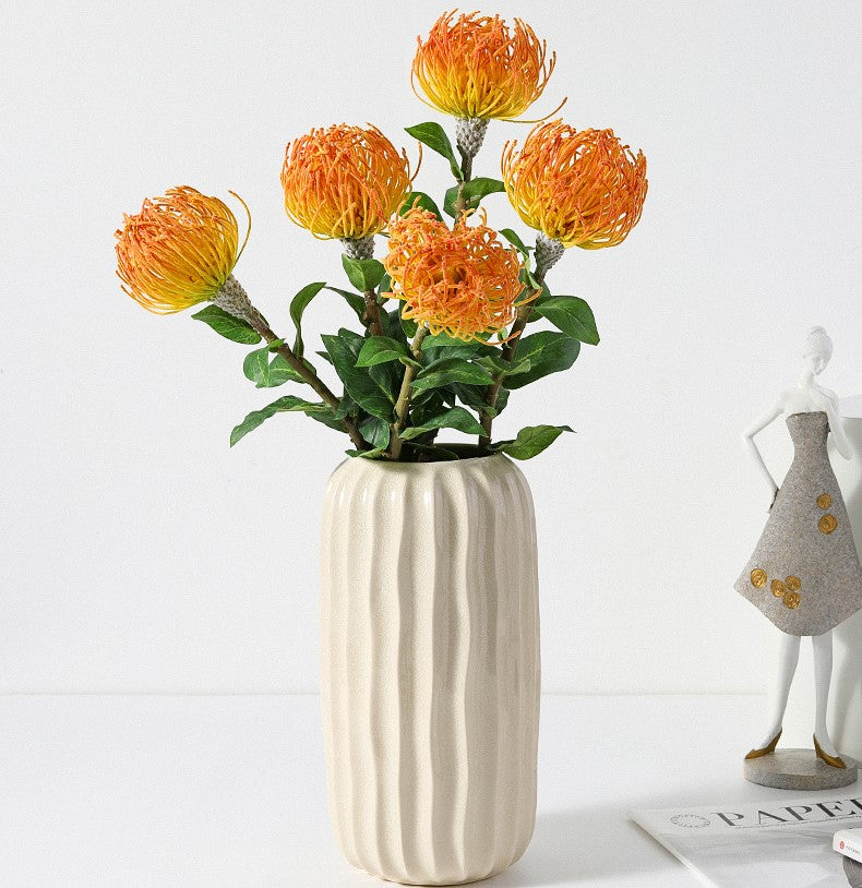 Tiges de Leucospermum Cordifolium en vrac de 30 pouces Fleurs de Protea en coussinet en gros 