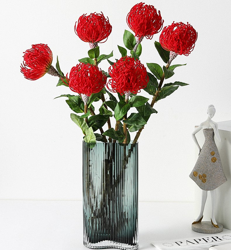 Tiges de Leucospermum Cordifolium en vrac de 30 pouces Fleurs de Protea en coussinet en gros 
