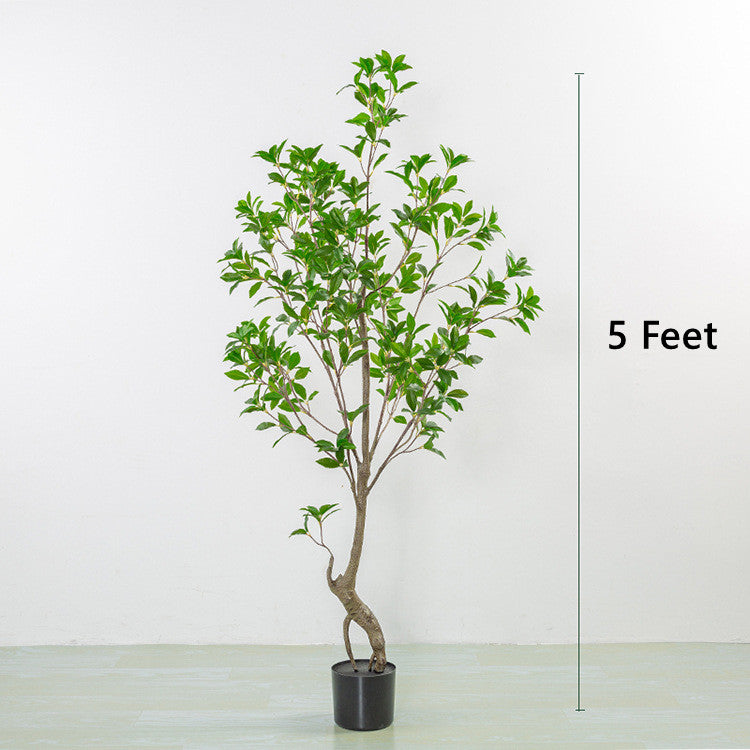 Arbre de verdure artificiel de luxe en vrac de 5 pieds, plante Enkianthus Perulatus, décoration en gros