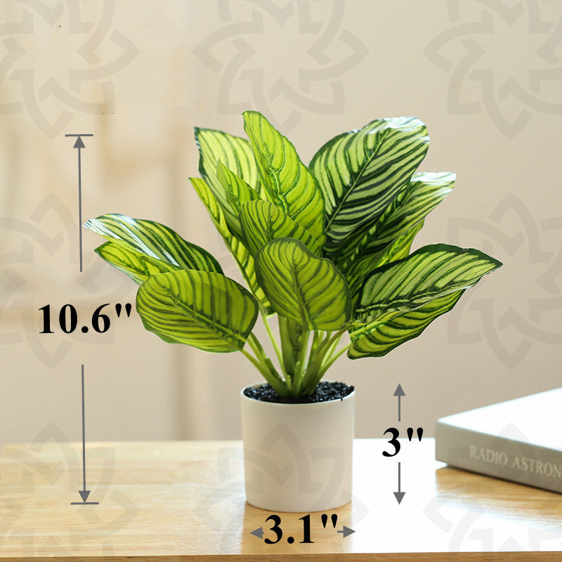 Plantes artificielles en vrac Bonsaï Verdure en pot pour décoration de fête à l'intérieur de la maison en gros