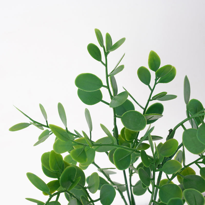 Bulk 13" Artificial Greenery Plants Eucalyptus Bush Five Twigs Wholesale