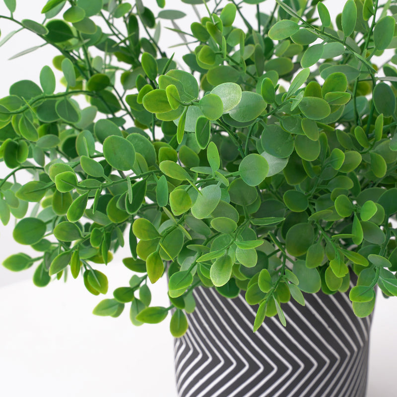 Bulk 13" Artificial Greenery Plants Eucalyptus Bush Five Twigs Wholesale